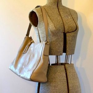 Kate Spade Grey Leather Hobo